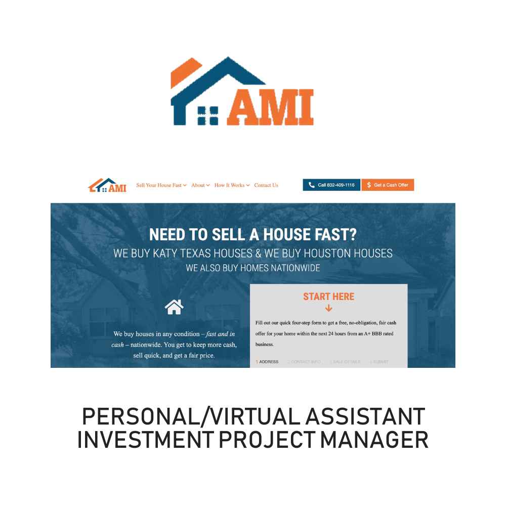 AMI House Buyers Website - Rae Hoffman